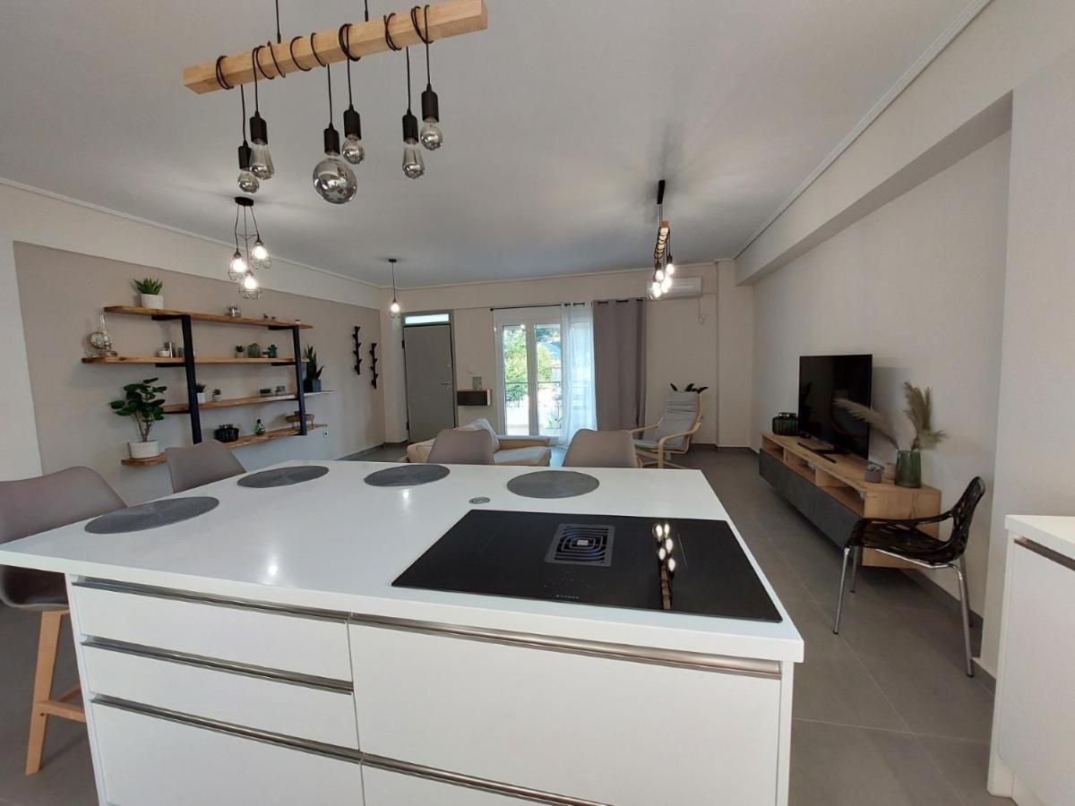 New Minimal Apartment,10' From Athens Airport Spata  Bagian luar foto