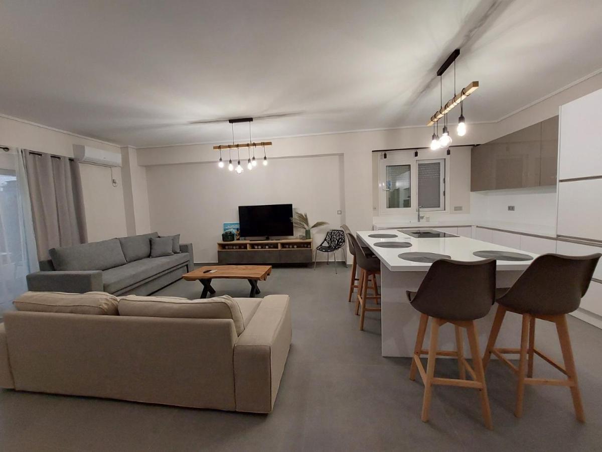New Minimal Apartment,10' From Athens Airport Spata  Bagian luar foto