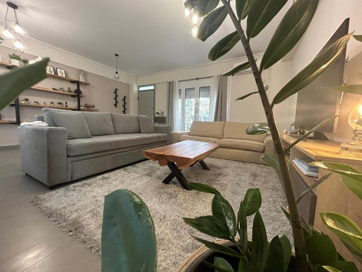 New Minimal Apartment,10' From Athens Airport Spata  Bagian luar foto