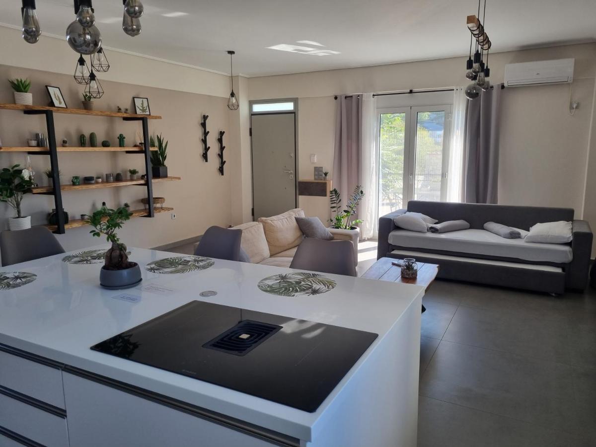 New Minimal Apartment,10' From Athens Airport Spata  Bagian luar foto